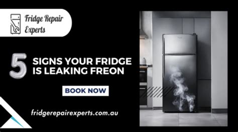 freon leaking from fridge|Five Signs Your Refrigerator Is Leaking Freon: A。